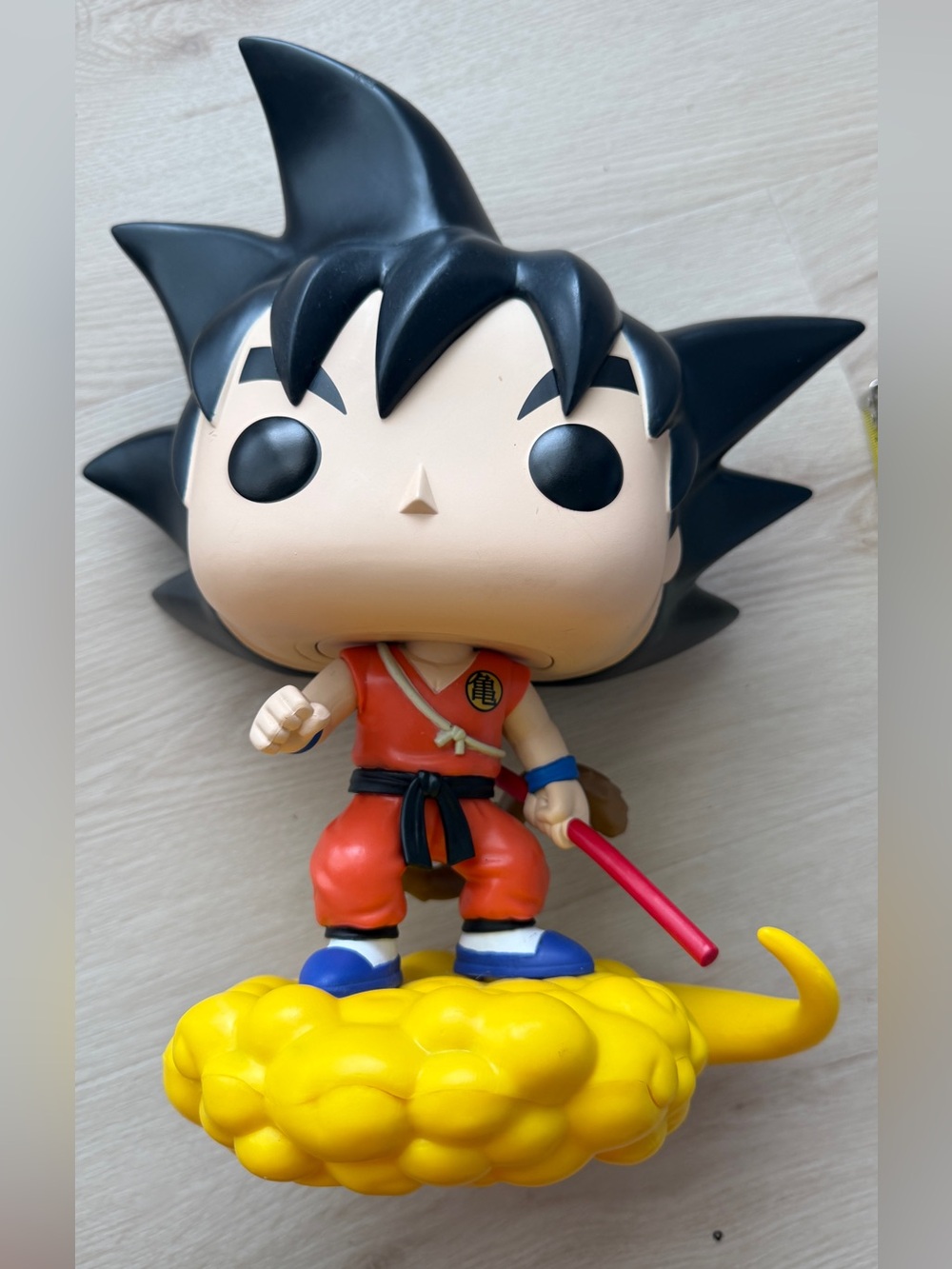 Funko Pop Jumbo Goku Action Figure on Flying Cloud - Orange